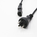 UC INMETRO Approval 2 Pin 0.75mm2 Stripped Female Connector AC Electric Cable Brazil Power Cord